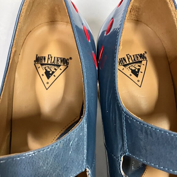 *BRAND NEW* Fluevog 2019 Operetta CAVALIERI Mary Janes, Size 9.5 (best for a 9)! - Picture 5 of 14